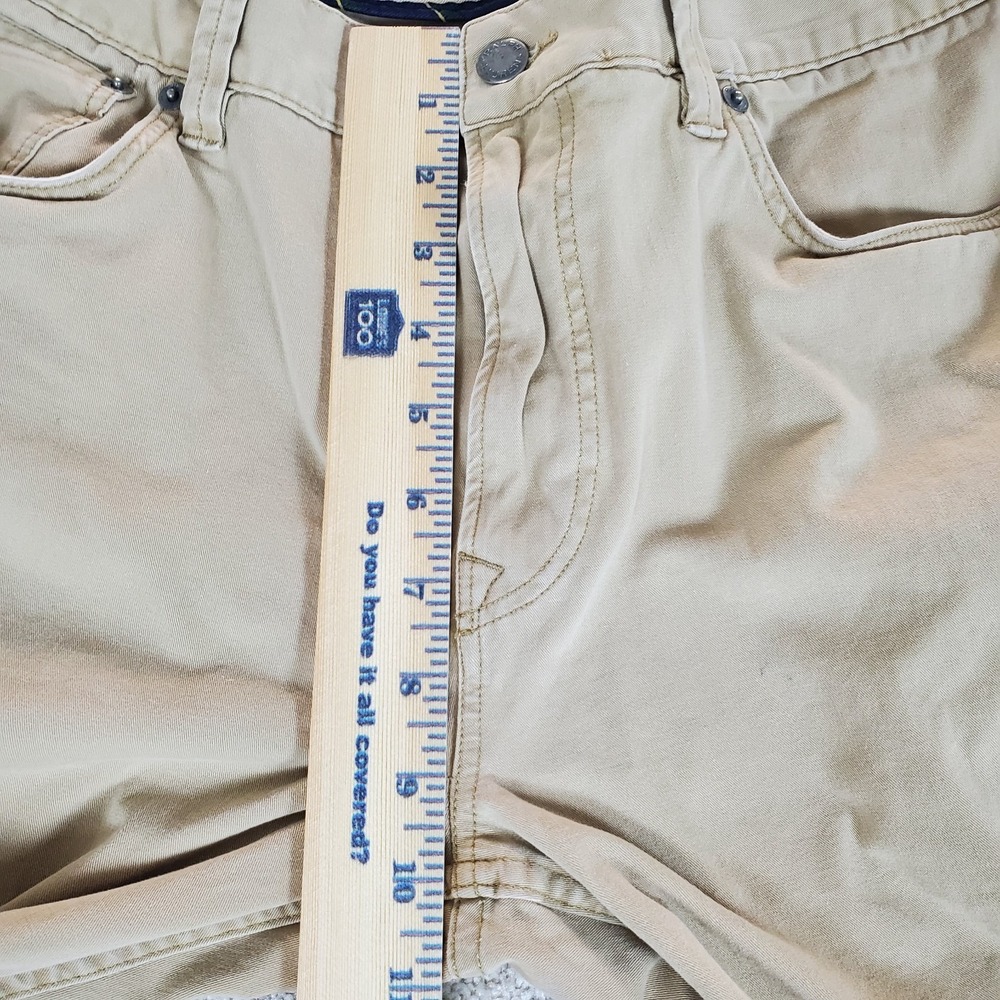 Polo Ralph Lauren Men's Jeans Size 33X30 Actually Measures 34X28 Tan - Picture 5 of 15
